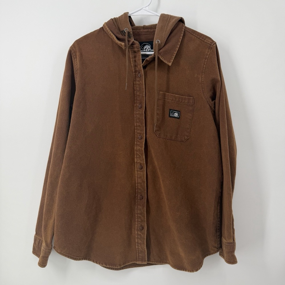 Brown Casual Button Down Shirt